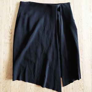 New w. tags Zara black asymmetric miniskirt